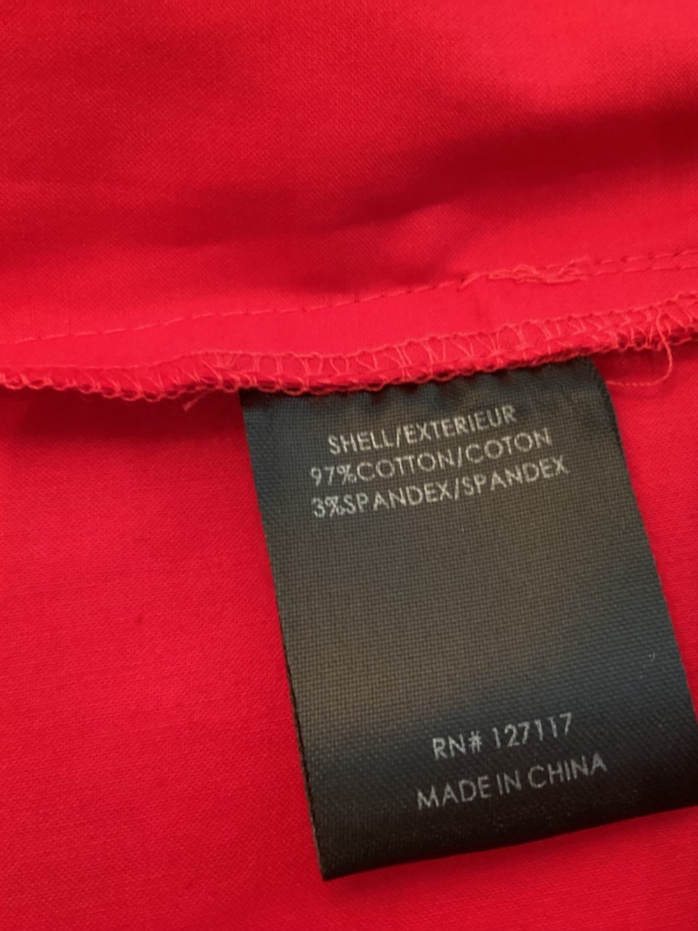 NWOT-BADGLEY MISCHKA - SHIRTWAIST RED COTTON DRESS - SIZE - 8 - Picture 13 of 14